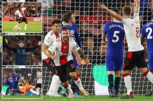 Vòng 5 Ngoại hạng Anh: Chelsea gục ngã trước Southampton